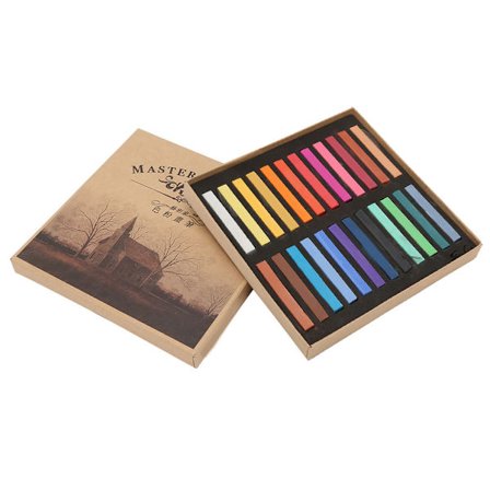 Fluorescerende kridt engangshår farvning stang maling kridt sæt maling kridt (24 farver)