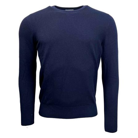 Gran Sasso Cashmere Strik Blå, Herre Strik