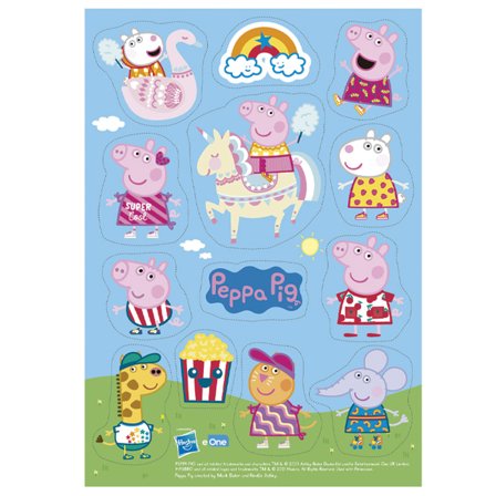 Gurli Gris/Peppa Pig Spiselige Muffinsdekorationer