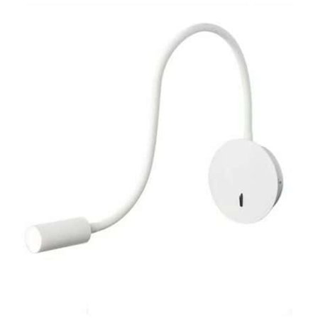 Væglampe Læselampe Væglampe 3W LED 3000K Læselampe Svanehalslampe, Hvid