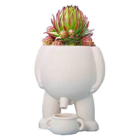 Tissepotteplante, Tissepotte for planter, Tissende plantepotte, Blomsterpotte Morsom Vase Hjem