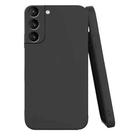 Tynn svart galakse S22 Shell Mobile Shell med linsedeksel svart