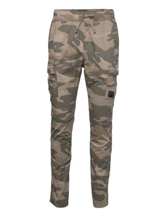 Hco. Guys Pants Trousers Cargo Pants Multi/mönstrad Hollister