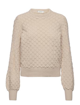 Onlgilja L/S Pullover Knt Pullover Beige ONLY
