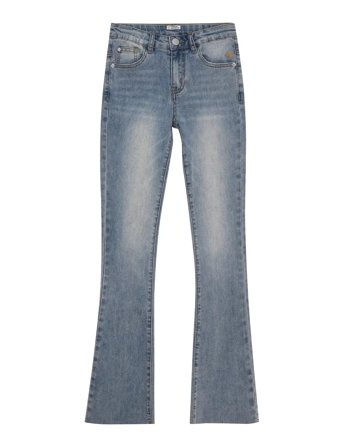 Flared Fit Medium Denim Blue Indian Blue Jeans