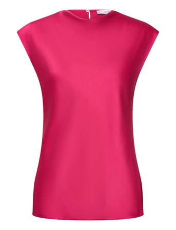 Mango | Satin Blouse With Draped Neck | XS