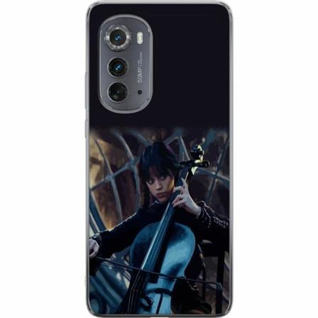 Motorola Edge (2022) Genomskinligt Skal Wednesday Addams