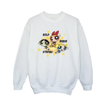 The Powerpuff Girls Boys Girls Bold Brave Strong Sweatshirt 12-