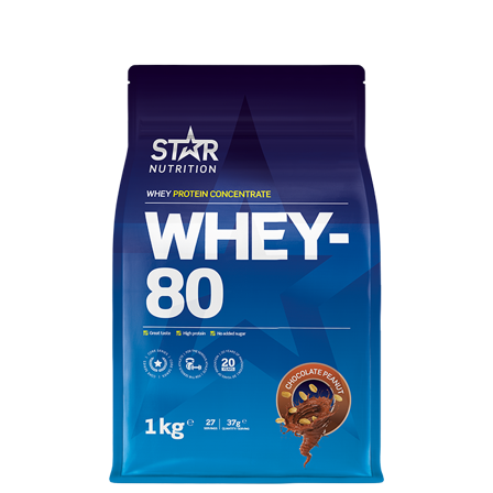 Star Nutrition Whey-80 Vassleprotein 1 kg