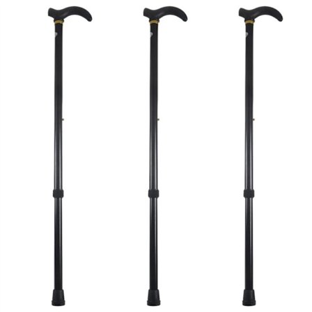 3X Justerbar Vandringsstav Ultra- Aluminiumlegeringstav för Äldre