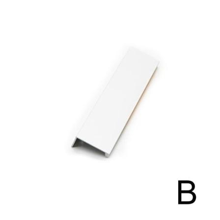 1* Skåp Drar Lådknappar Dolda Handtag Stål Kök Cupbo