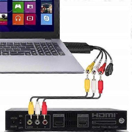 Video Grabber Vhs Dvd Cd -tallennuslaite