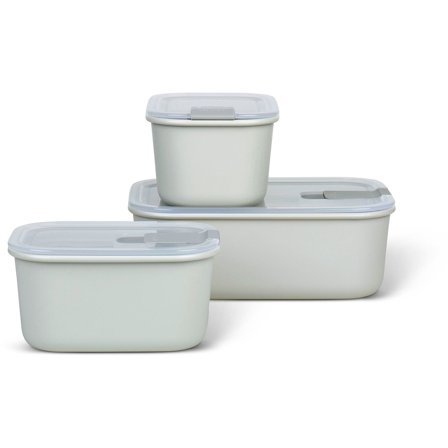 Mepal EasyClip opbevaringsbokse 3 stk., nordic white - Hvid | KitchenOne