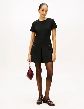Tommy Hilfiger Punto Mini Dress - Black - 42