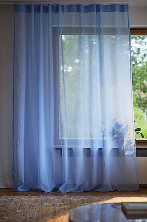 Jotex - Multifunktionsgardin 1 Længde Ekstra Bred Lyseblå - CAISA - Køb Multifunktionsgardiner hos Jotex