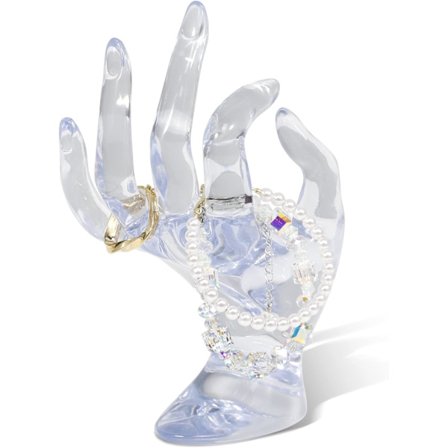 Handformad ringhållare smyckesdisplayhållare, transparent rumsdekor estetisk armband ring klocka stativ smyckeshållare för rumsdekor