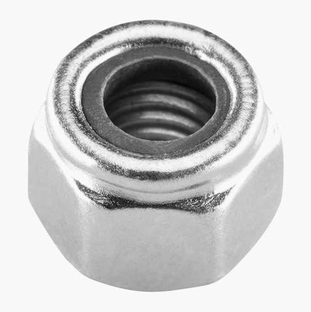 Låsmutter M5 elförzinkad 25 st.