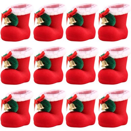12-pack julstövlar godis juldekorationer presenter till barn jul