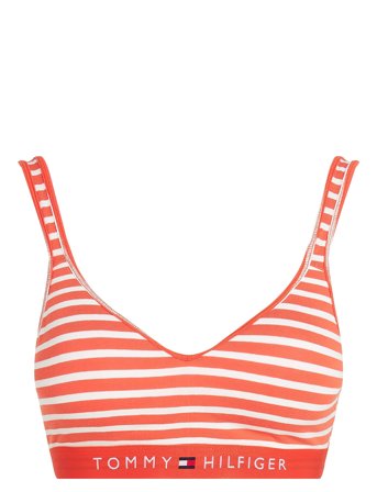 Tommy Hilfiger Bralette Lift Print - Orange - MD