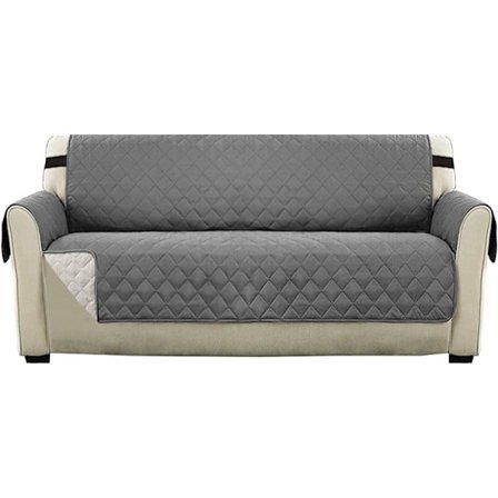 Sofa Cover Dobbeltsidig Sofatrekk Møbelbeskyttelse Sofatrekk Med Justerbare Elastiske Stropper, Vanntett Sofatrekk For Kjæledyr Og Barn (1 Seter)