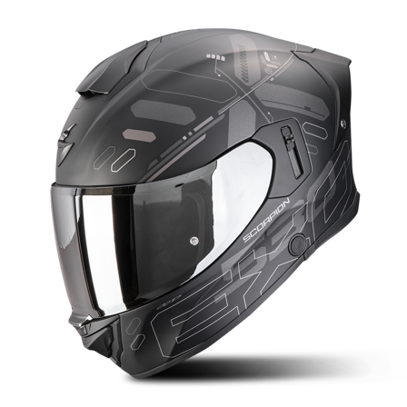 Umpikypärä Scorpion EXO-530 Air Fond Blade Matta Musta/Hopea M