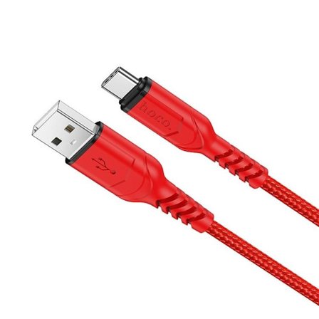 HOCO USB-A til USB-C Kabel 1m 3A X59 - Rød