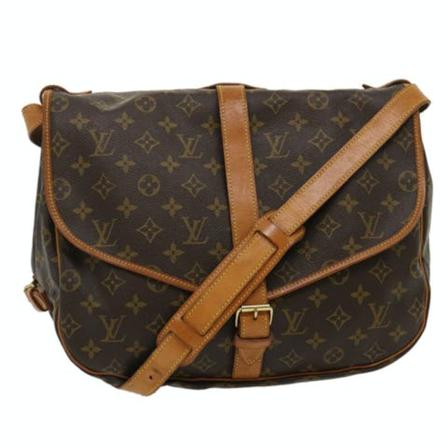 Louis Vuitton Vintage, Pre-owned Saumur Bag Bruin, Dames, Maat:ONE Size