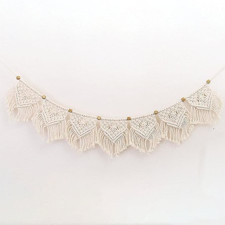 Vävd Repvävnad Väggbonad Kvastar Gardin Macrame