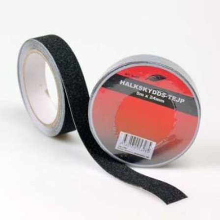 HTM Hemmet Tejp Halkskydd 5m långt, 24mm bred svart