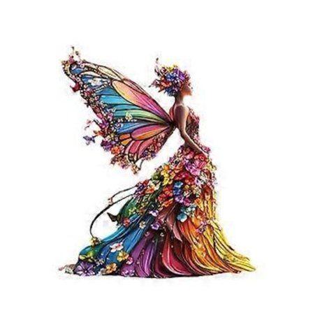 Värikäs 2D-akryylinen inspiroiva pöytäkoriste jalustalla