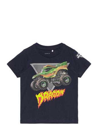 Nmmfeodor Monsterjam Ls Top Box Vde Navy Name It