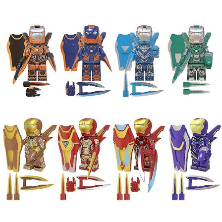 Marvel Hero Series Iron Man Assembled Building Block Minifigure Toy