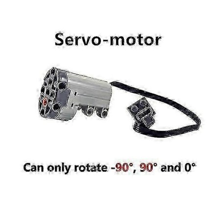 Multi-funktionelt motoriseret værktøjsservo-togsmodelsæt, der er kompatibelt med alle mærker, med byggeklodser og 8293/8883 strømfunktioner