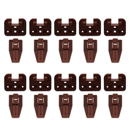 Plastskuffeskinner og -skinner, erstatningsdel for skuffeskinner, plastskuffeskinner for kommode, B