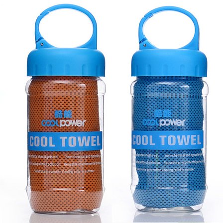 Kjøle Håndkle 100 x 30cm Mikrofiber Gym Håndkle for Menn eller Kvinner Co