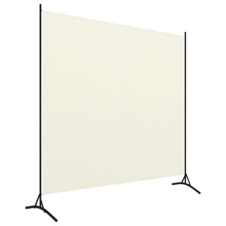 Vidaxl Rumsavdelare 1 Panel Gräddvit 175x180 Cm Vit