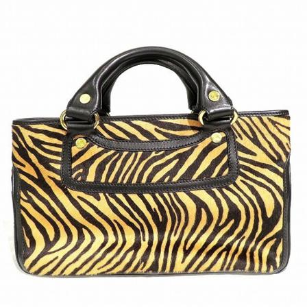 Celine Vintage HandTass , Beige , Dames , Maat: ONE Size Vintage Tassen