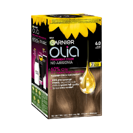 Garnier Olia Permanent Color Hårfärg Unisex Brun 1 ST