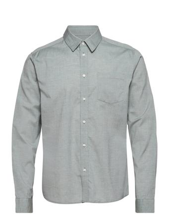 Louis Light Oxford Shirt Skjorte Uformell Grønn Les Deux