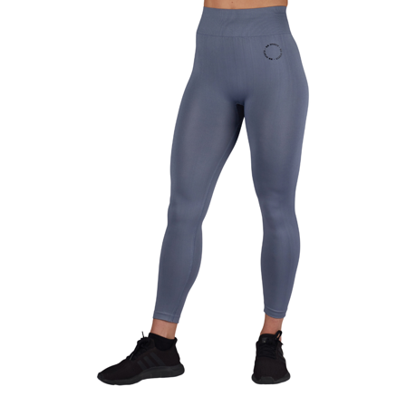 MM Sports Seamless Scrunch Tights - Dam - Blå/Grå - Medium, Träningskläder & Skor, Träningskläder Dam, Tights