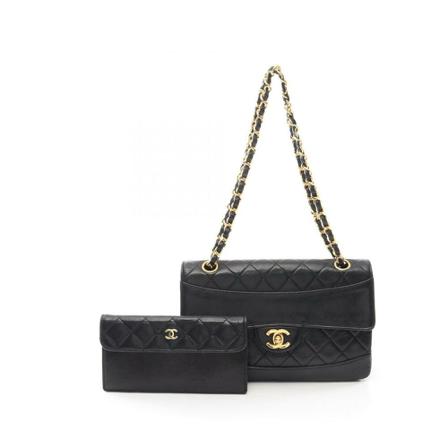 Chanel Vintage, Pre-owned Shoulder Bag Zwart, Dames, Maat:ONE Size