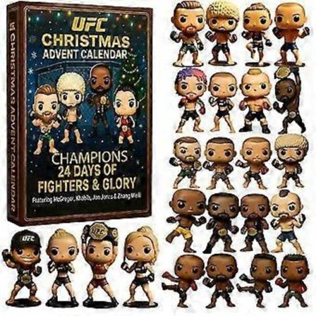 UFC Julekalender Blind Box Juletræsdekoration Akrylvedhæng