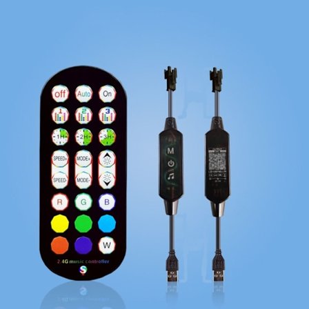 Led Light Dimmer Lyskontroller SVART