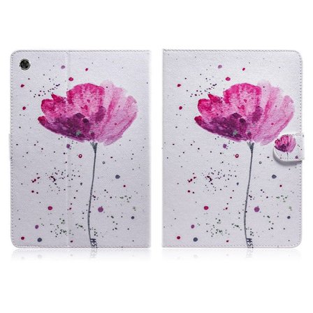 Lenovo Tab M10 FHD Plus mönstrat läderfodral - Rosa