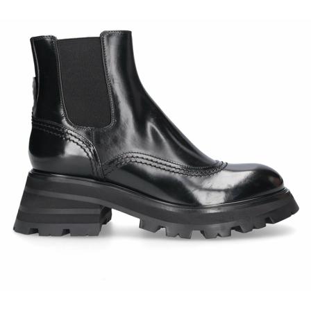 Alexander McQueen, Chelsea Boots Whz 84 Zwart, Dames, Maat:40 EU