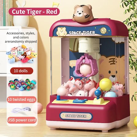 Barn's mini klo maskin liten klips dukke maskin hjem versjon godteri vridd egg ball