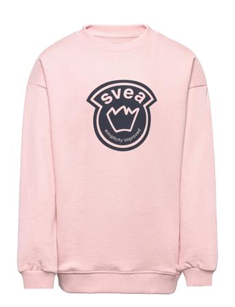 K. Logo Sweatshirt Pink Svea
