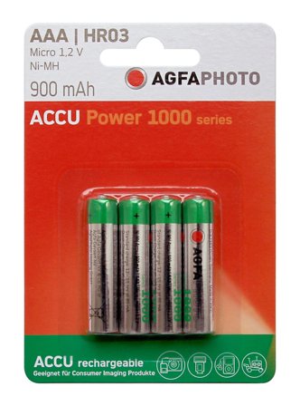 AGFAPHOTO Akku -AAA HR03 Micro 900mAh F-FEEDS