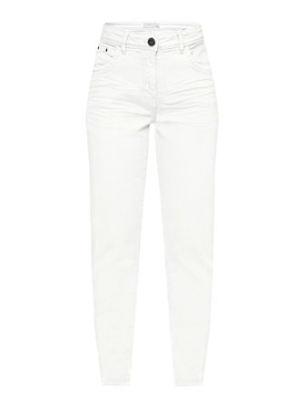 B. COASTLINE - Maggie Jeans - Hvid - Straight Fit / Medium Talje