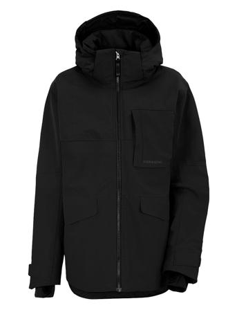 Luke Bs Jkt 3 Outerwear Snow/ski Clothing Snow/ski Jacket Svart Didriksons